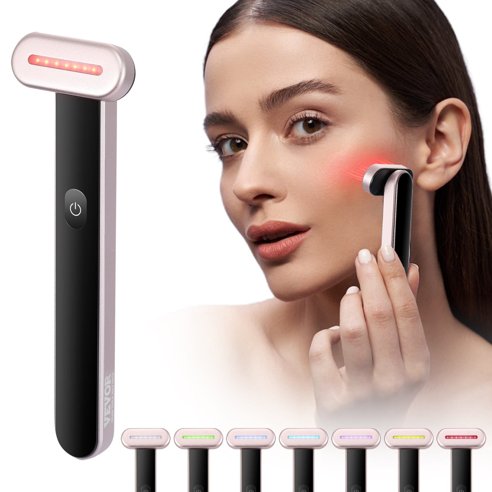 Lumira Glow Wand — 7-in-1 Red Light Therapy Face Wand