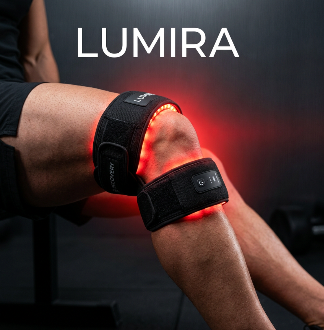 Lumira Relief Band — Red Light & Heat Physiotherapy Sports Wrap