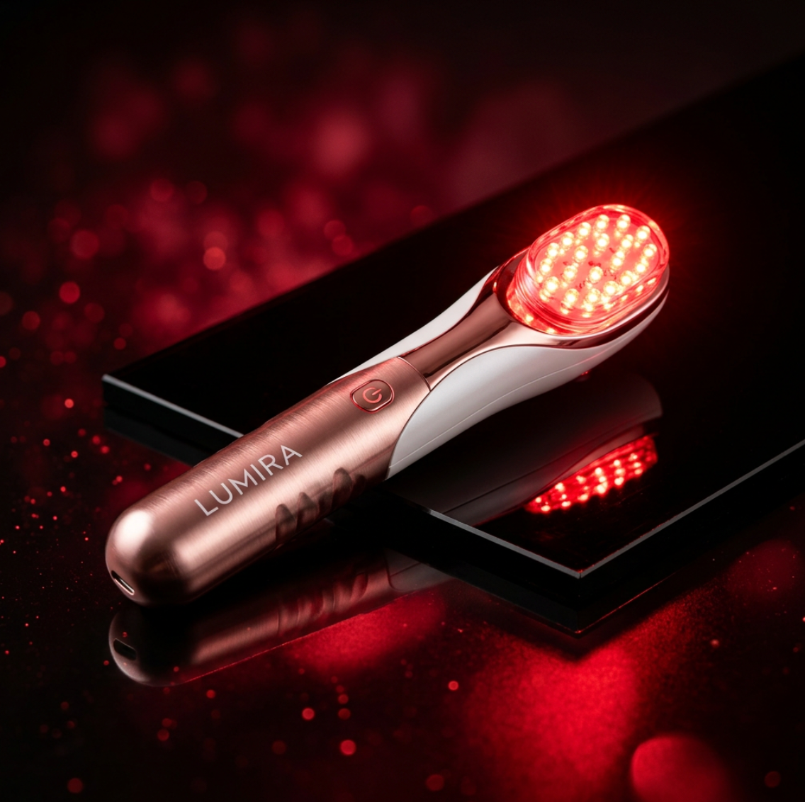 Lumira Glow Wand — 7-in-1 Red Light Therapy Face Wand